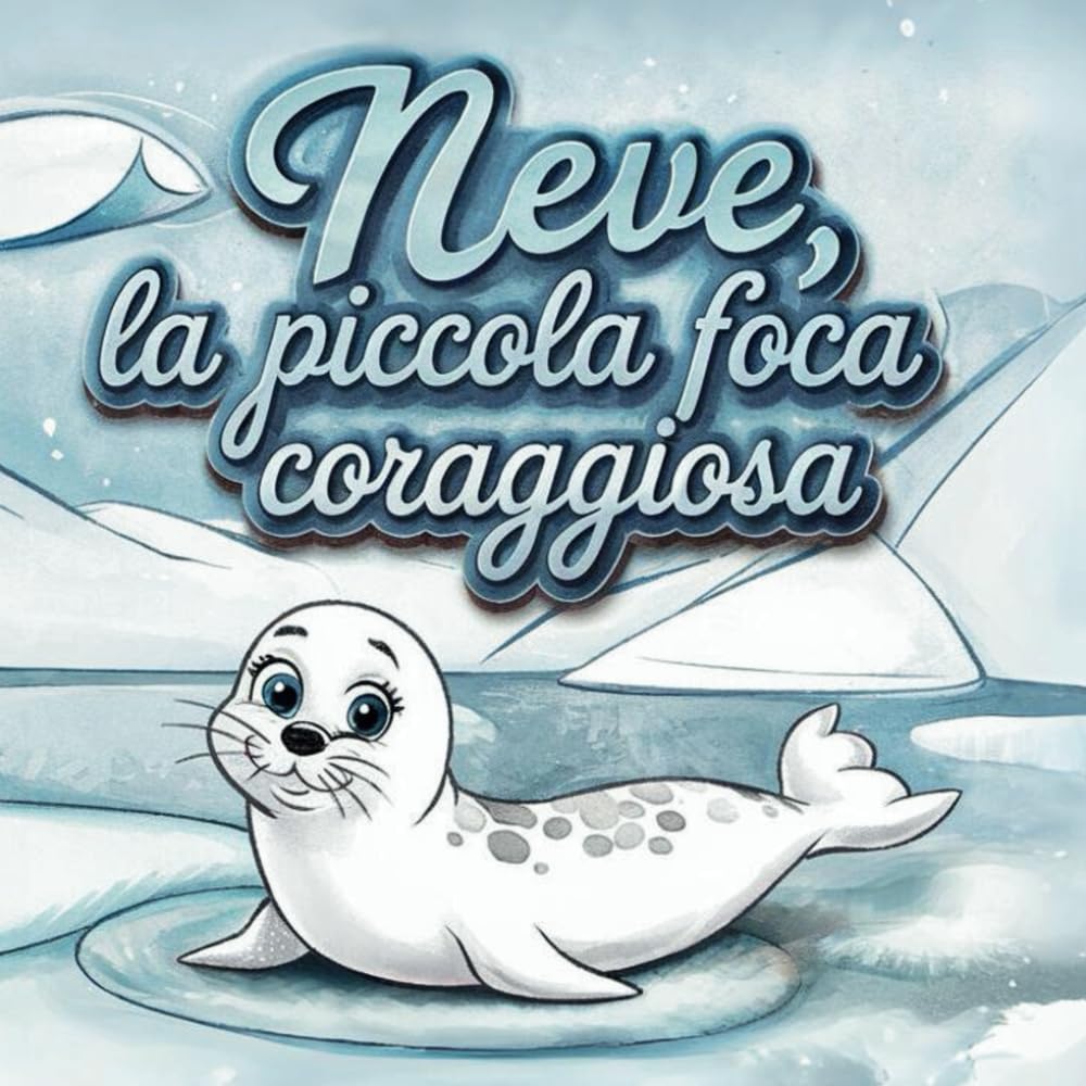 Copertina di Neve, la piccola foca coraggiosa