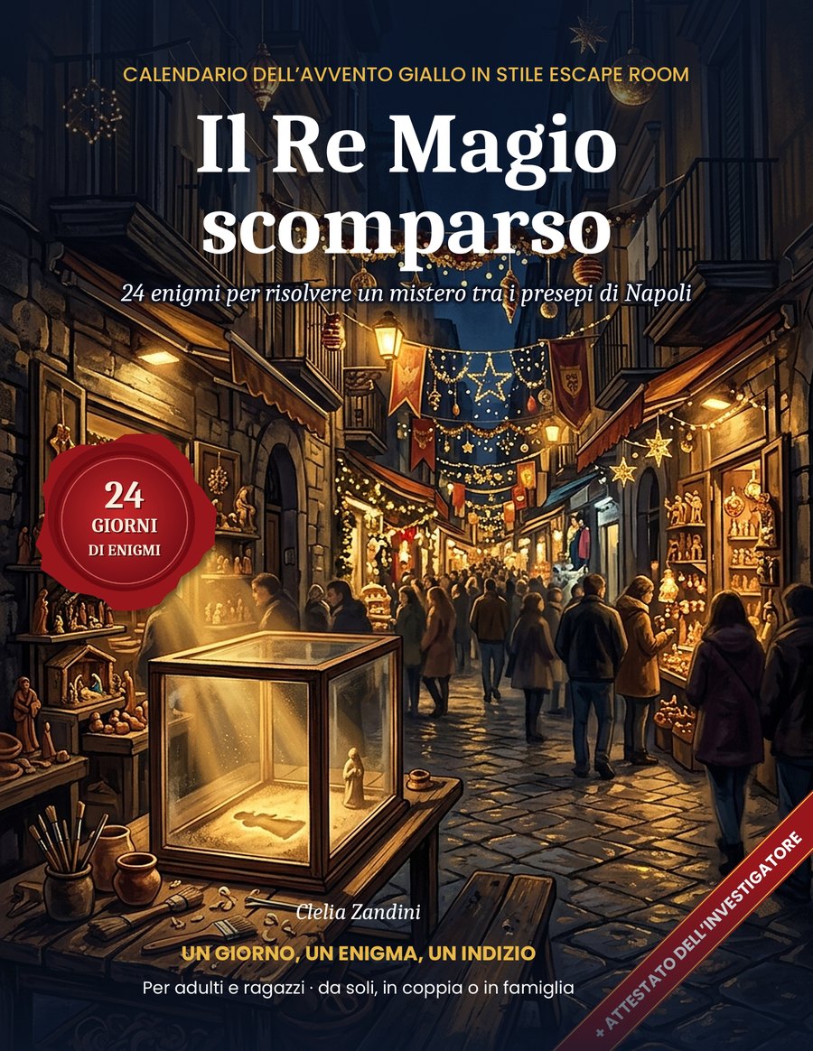 Copertina di Il Re Magio scomparso, giallo dell'Avvento ambientato a Napoli